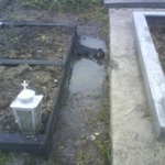 Потоп и вандалски прояви в гробищата