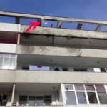 Вижте как Добричлия цели хората със сняг от блока (Видео)