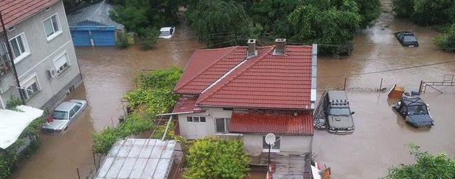 Снимки от потопа в Добрич
