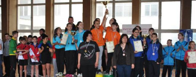 Тошевци обраха бронзовите медали от ученическите игри по тенис на маса в Чепеларе