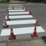 Боядисват пешеходните пътеки в Тошево за по-голяма безопасност на пътя