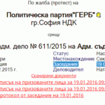 Утре ВАС гледа делото за избор на кмет в Добрич по жалба на ПП "ГЕРБ"